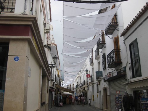 awnings, Nerja