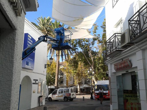 awnings, Nerja