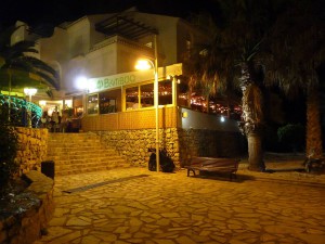 Plaza Fabrica de los Cangrejos, Nerja, by night