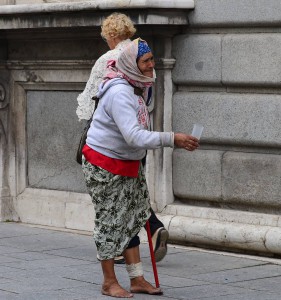 Beggar, Madrid
