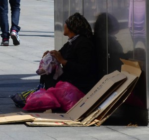 Beggar, Madrid