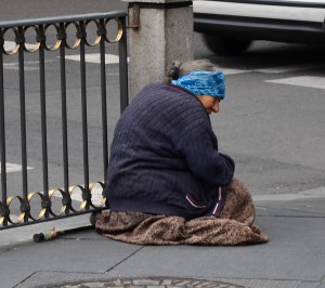 Beggar, Madrid