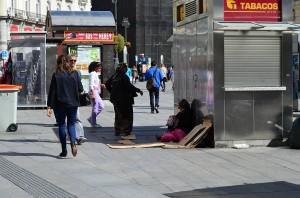 Beggar, Madrid