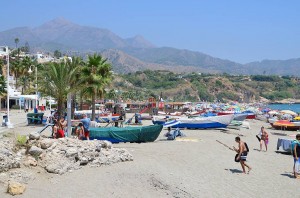 Burriana beach, Nerja