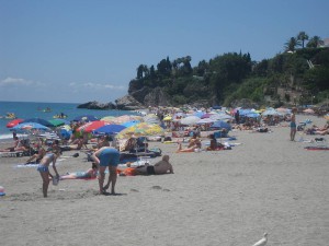 Burriana beach, Nerja