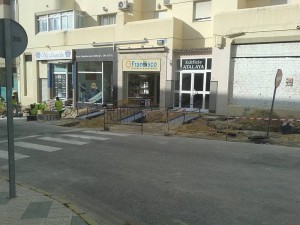 calle Chaparil roadworks