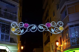 Christmas lights, Nerja