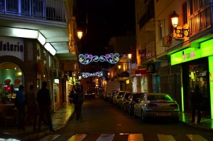 Christmas lights, Nerja