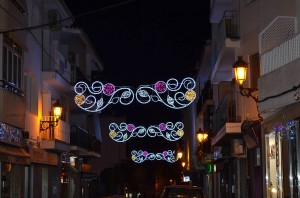 Christmas lights, Nerja