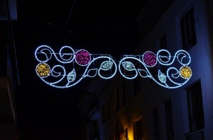 Christmas lights, Nerja