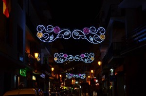 Christmas lights, Nerja