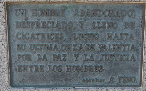 calle Malaga plaque