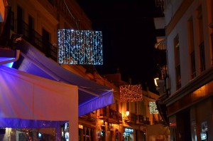 Christmas lights, Nerja