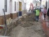 Calle El Barrio, Nerja, roadworks