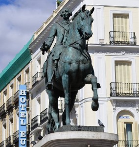 Carlos III, statue, Madrid
