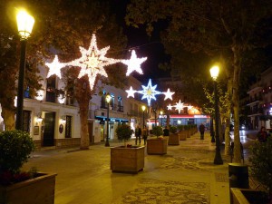 Christmas lights, Nerja, 2011