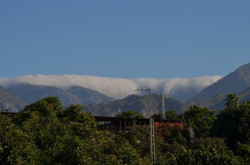 Cloud on mountains