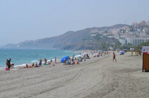 El Playazo beach, Nerja