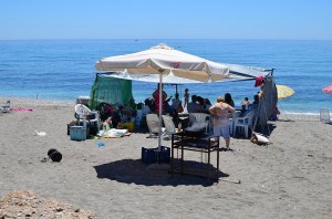 El Playazo beach, Nerja