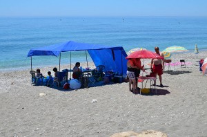 El Playazo beach, Nerja