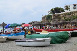 El Salon beach, Nerja