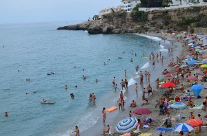 El Salon beach, Nerja