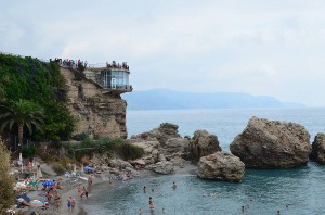 El Salon beach, Nerja