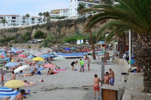 El Salon beach, Nerja