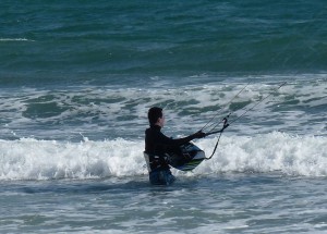 Kite surfers, Nerja