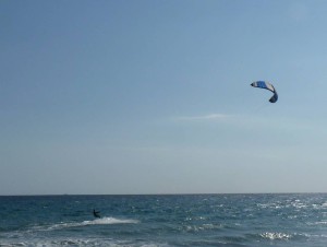 Kite surfers, Nerja