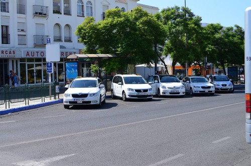 Taxi rank, Nerja bus station