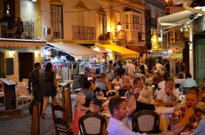 Nerja at night