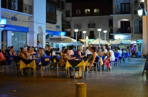 Nerja at night