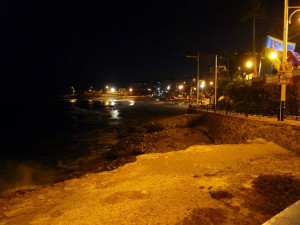 Plaza Fabrica de los Cangrejos, Nerja, by night