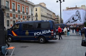 Police, Puerta del Sol, Madrid