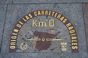 kilometreo cero, Madrid