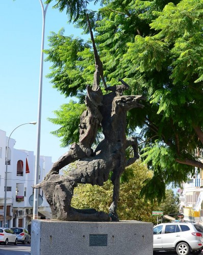 Aurelio Teno statue, Nerja