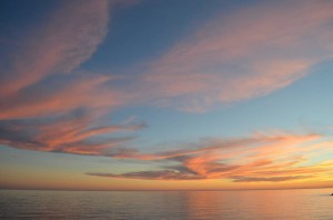 sunset, Nerja