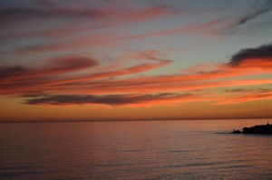 sunset, Nerja