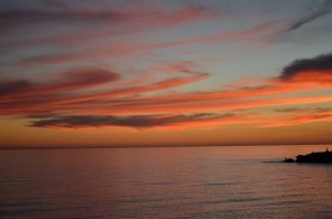 sunset, Nerja