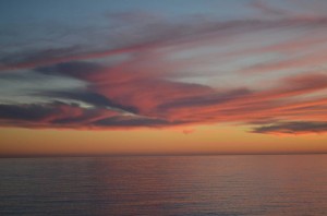 sunset, Nerja