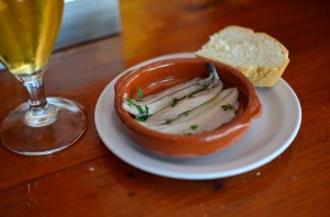 boquerones, La Traiña, Burriana beach, Nerja