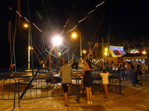 Plaza Fabrica de los Cangrejos, Nerja, by night