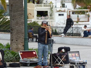 Musician, Balcon de Europa, Nerja