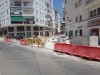 calle El Barrio, Nerja, roadworks