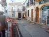 calle El Barrio, Nerja, roadworks