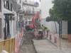 calle El Barrio, Nerja, roadworks