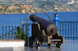 Cannon, Balcon de Europa, Nerja