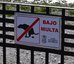 sign, Nerja