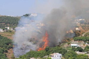 Frigiliana fire